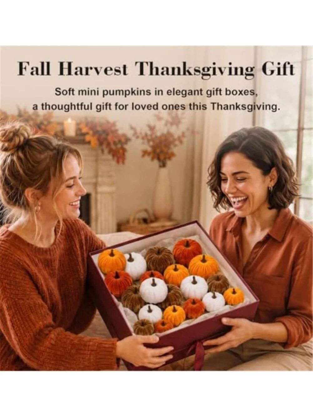 Fall Pumpkin Decor 20 PCS Fall Decorations for Home Fake Artificial